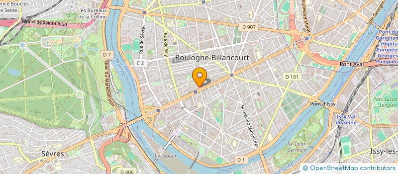 localisation de l'entreprise ALIF IMMOBILIER  BOULOGNE-BILLANCOURT