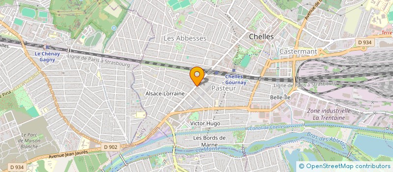 localisation de l'entreprise ALIFE à CHELLES