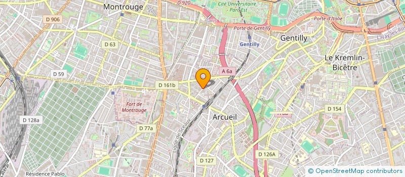 localisation de l'entreprise ALIFE à ARCUEIL