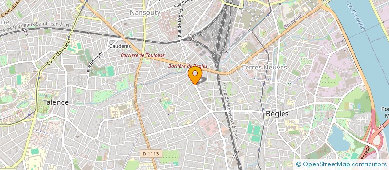 localisation de l'entreprise ALIFIB à BEGLES