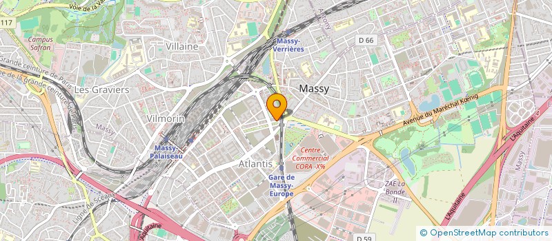 localisation de l'entreprise ALIFIX à MASSY