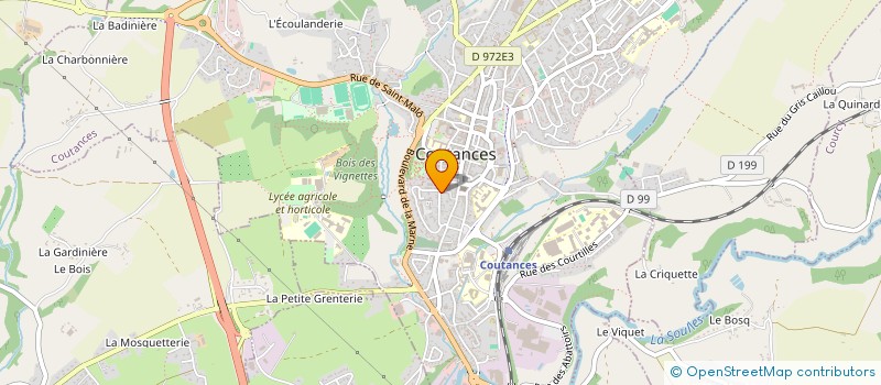 localisation de l'entreprise ALIGANDE-CONCEPT  COUTANCES