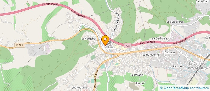 localisation de l'entreprise ALIGATO GESTION SCI  LE LUC