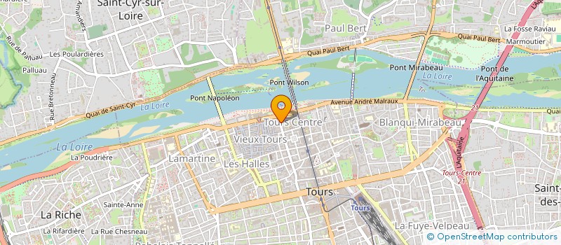 localisation de l'entreprise ALIGATOR à TOURS