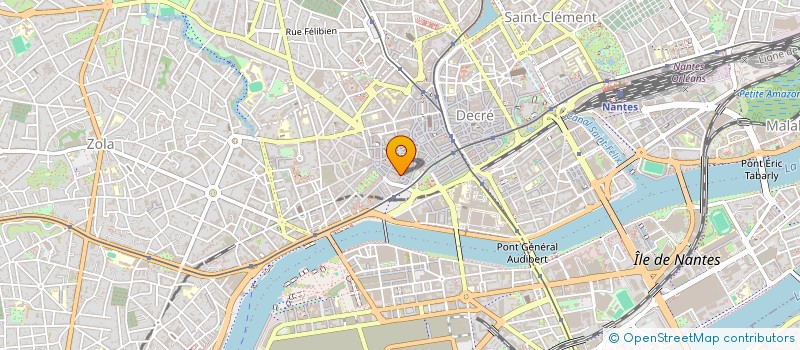 localisation de l'entreprise ALIGATOR COMMUNICATION à NANTES