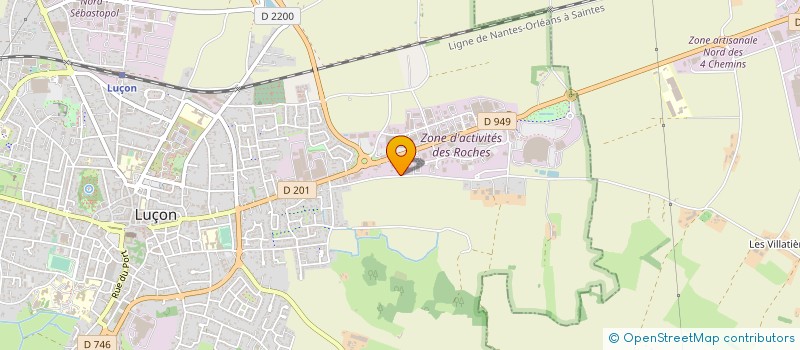 localisation de l'entreprise ALIGATORE à SAINTE-GEMME-LA-PLAINE