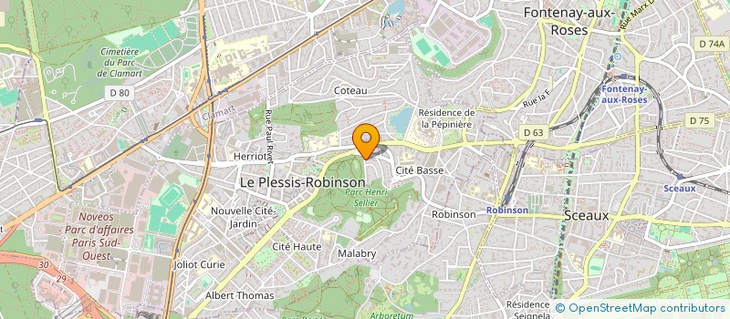 localisation de l'entreprise ALIGEO  LE PLESSIS-ROBINSON