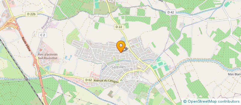 localisation de l'entreprise ALIGNANUM  SALEILLES
