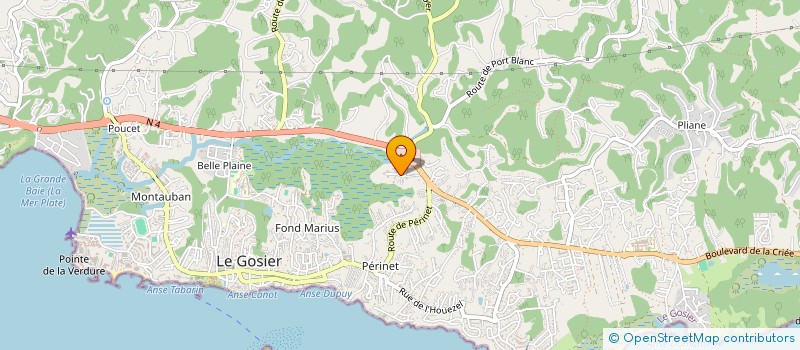 localisation de l'entreprise ALIGNE à LE GOSIER