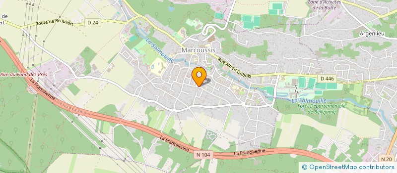 localisation de l'entreprise ALIGNEES  MARCOUSSIS