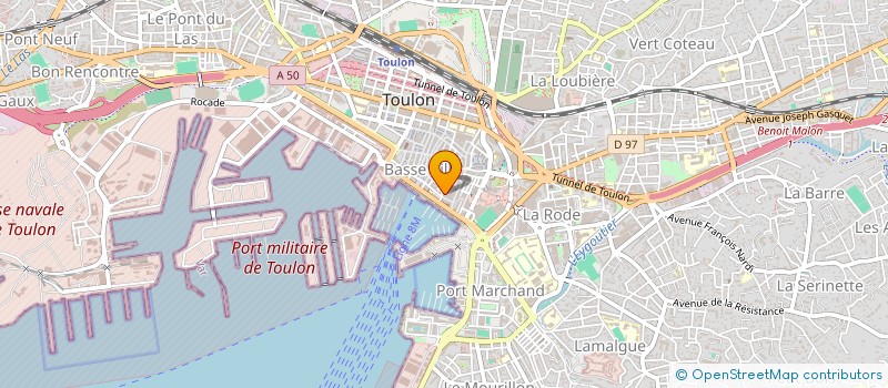 localisation de l'entreprise ALIGNERS TRAINING CENTER à TOULON