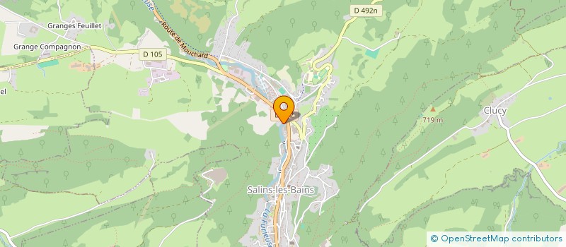 localisation de l'entreprise ALIGNETVOUS  SALINS-LES-BAINS