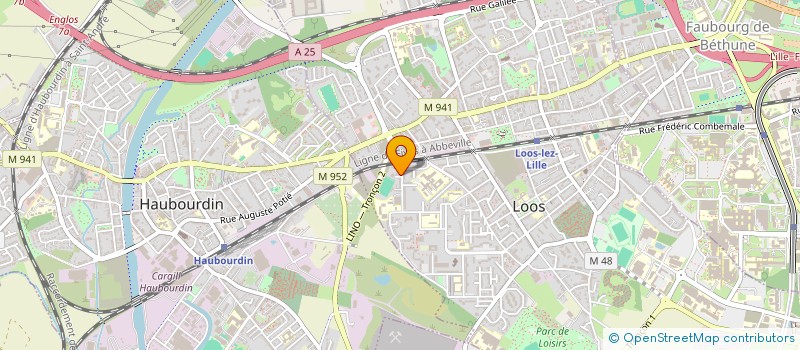 localisation de l'entreprise ALIGNYA  LOOS