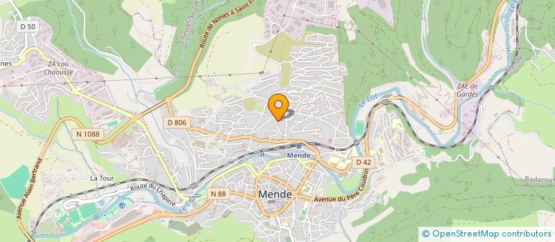 localisation de l'entreprise ALIGOT SO SWING  MENDE