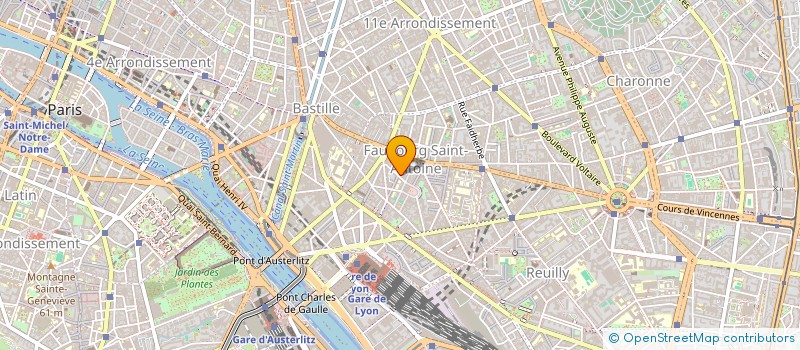 localisation de l'entreprise ALIGRE BRICOLAGE à PARIS