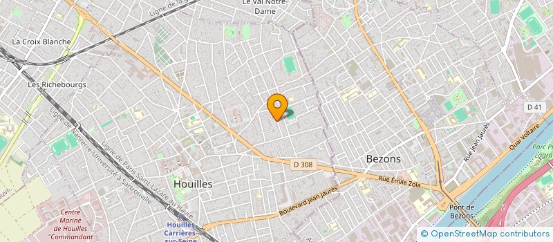 localisation de l'entreprise ALIHAC FOOD à HOUILLES