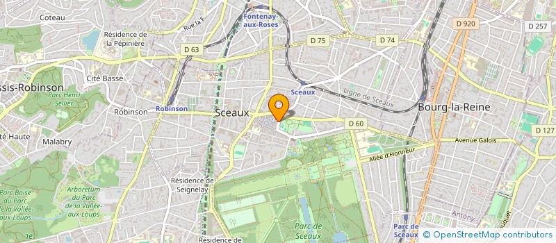 localisation de l'entreprise ALIIS OFFICE à SCEAUX