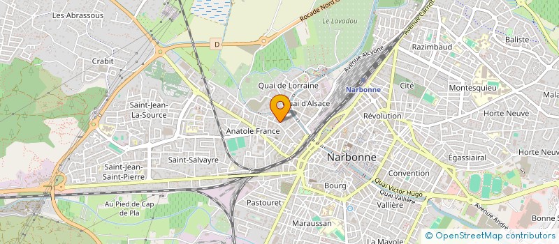 localisation de l'entreprise ALIISE  NARBONNE