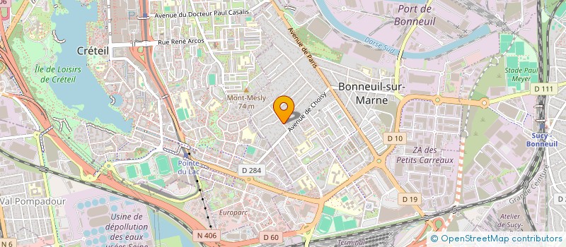 localisation de l'entreprise ALIJI à BONNEUIL-SUR-MARNE