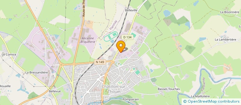 localisation de l'entreprise ALIJOR  CHATILLON-SUR-THOUET