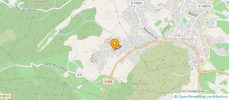 localisation de l'entreprise ALIJU  CLERMONT-L'HERAULT