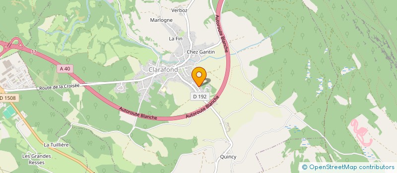 localisation de l'entreprise ALIKO  CLARAFOND-ARCINE