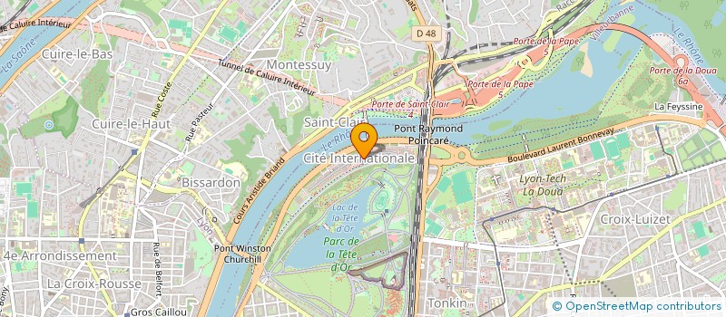 localisation de l'entreprise ALILA PARTICIPATION à LYON