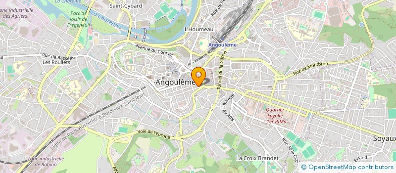 localisation de l'entreprise ALILI à ANGOULEME