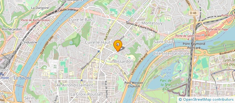 localisation de l'entreprise ALILOU IMMO 1  CALUIRE-ET-CUIRE