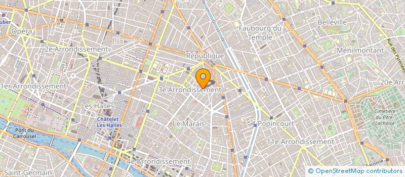 localisation de l'entreprise ALIM à PARIS