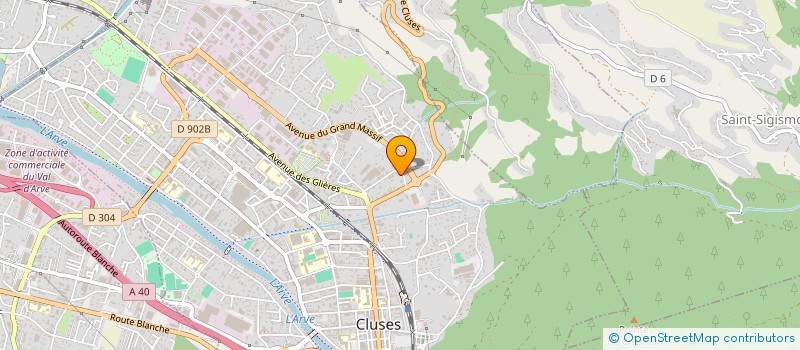 localisation de l'entreprise ALIM  CLUSES