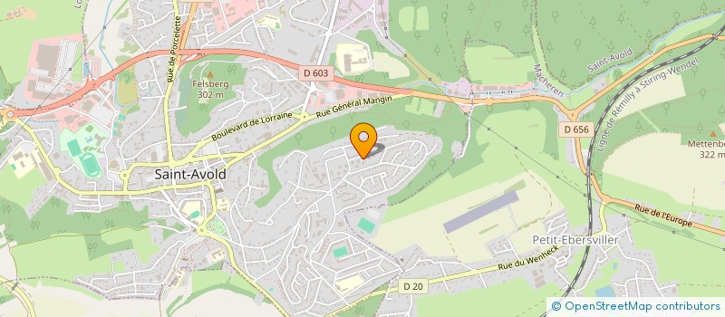 localisation de l'entreprise ALIM  SAINT-AVOLD