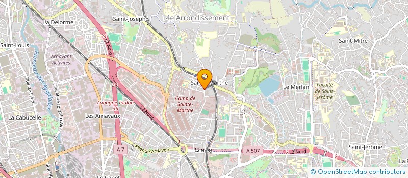 localisation de l'entreprise ALIM DE ST MARTHE à MARSEILLE