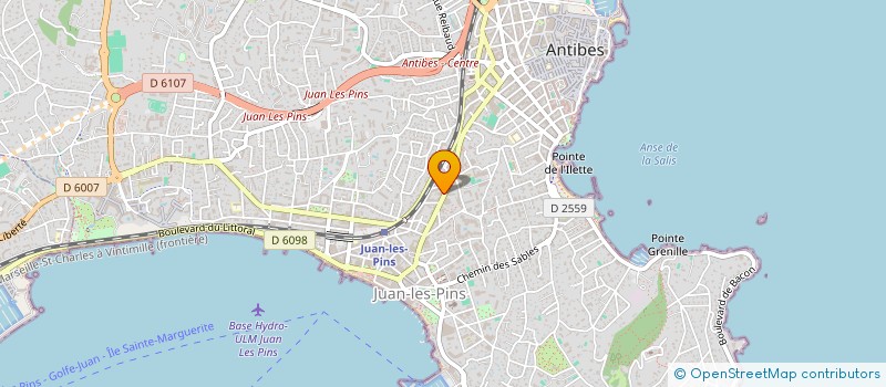localisation de l'entreprise ALIM SERVICE 06 à ANTIBES