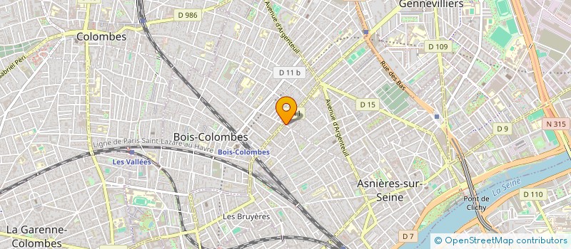 localisation de l'entreprise ALIMA à ASNIERES-SUR-SEINE