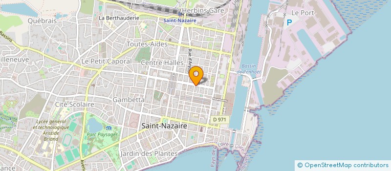 localisation de l'entreprise ALIMAJE DISTRIBUTION à SAINT-NAZAIRE
