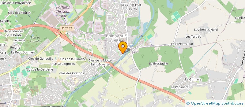 localisation de l'entreprise ALIMAJERO BIONNE à BOIGNY-SUR-BIONNE