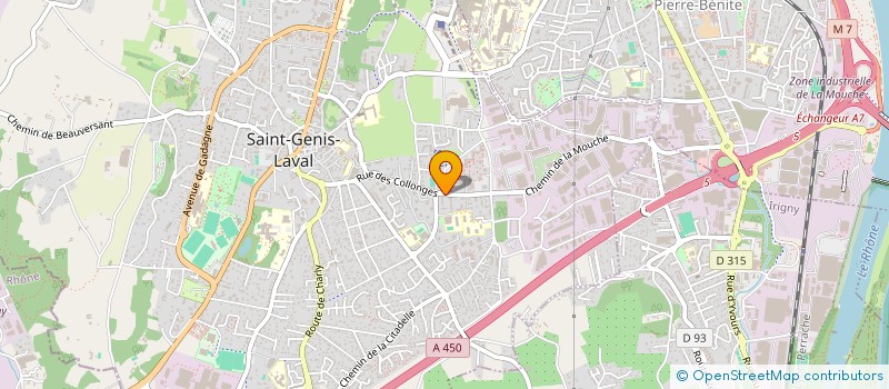localisation de l'entreprise ALIMALIA EURL à SAINT-GENIS-LAVAL