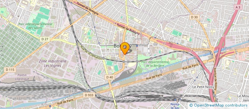 localisation de l'entreprise ALIMAN (ACTION LIBRE INTERNATIONALE DU MONDE AFRICAIN) à BOBIGNY