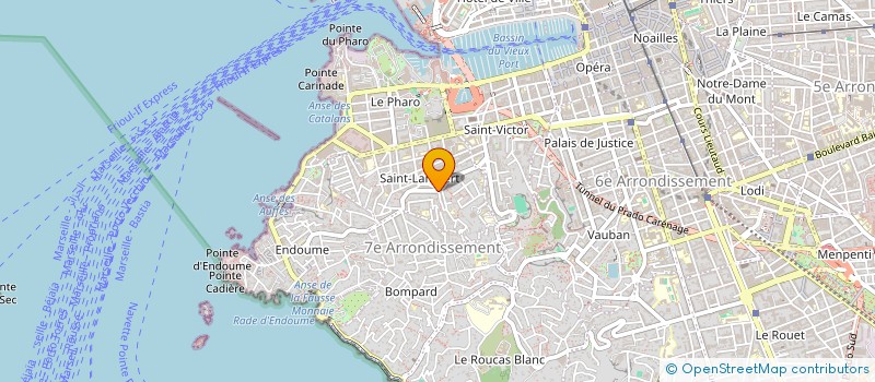 localisation de l'entreprise ALIMAR à MARSEILLE