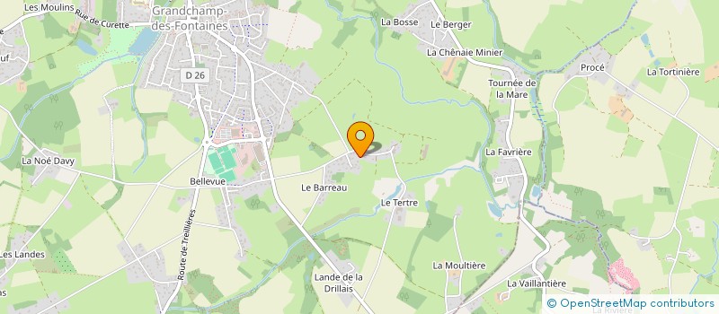 localisation de l'entreprise ALIMAR  GRANDCHAMP-DES-FONTAINES