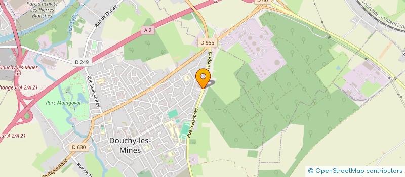 localisation de l'entreprise ALIMAUX à DOUCHY-LES-MINES