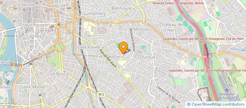 localisation de l'entreprise ALIMAX à TOULOUSE