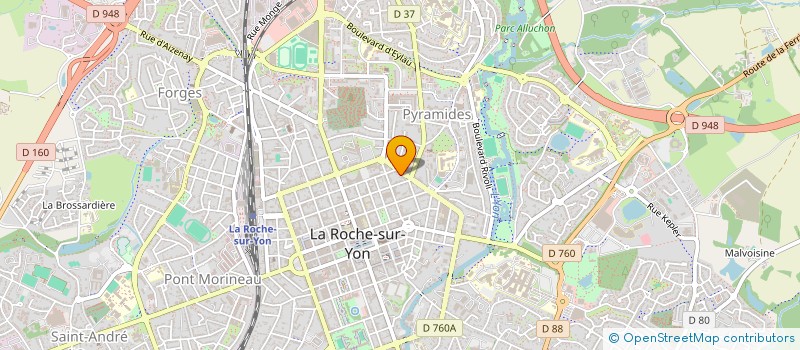 localisation de l'entreprise ALIMAX à LA ROCHE-SUR-YON