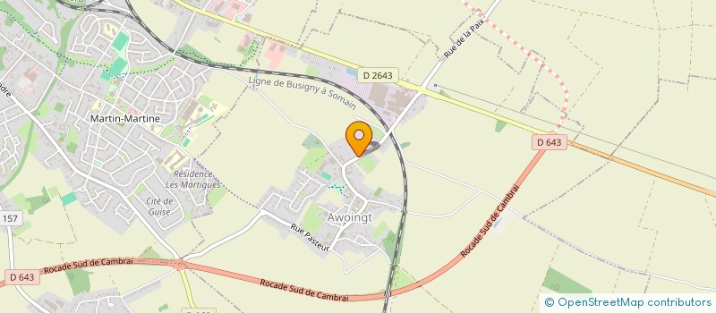 localisation de l'entreprise ALIMAX  AWOINGT