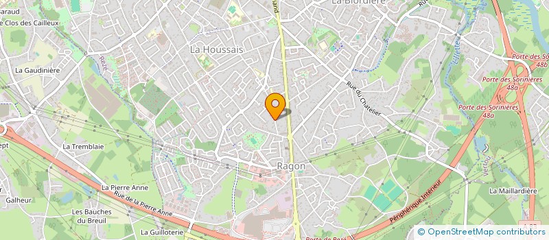 localisation de l'entreprise ALIMAX  REZE