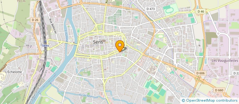 localisation de l'entreprise ALIMAX CONSTRUCTION à SENS
