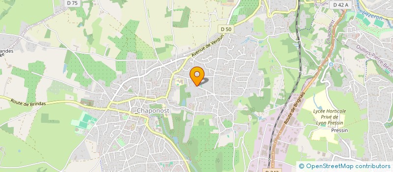 localisation de l'entreprise ALIMEL  CHAPONOST