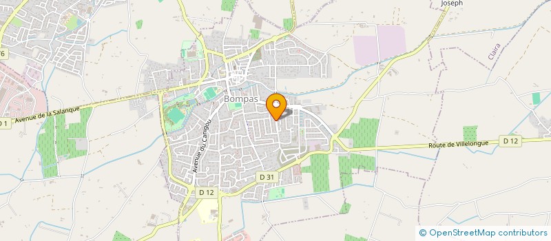 localisation de l'entreprise ALIMENTAIRE CS  BOMPAS