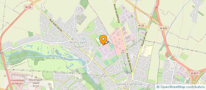 localisation de l'entreprise ALIMENTAIRES SERVICES CONSEILS à ANZIN-SAINT-AUBIN